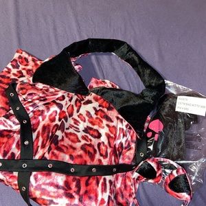 Pink Cheetah Print Costume. Never worn!!